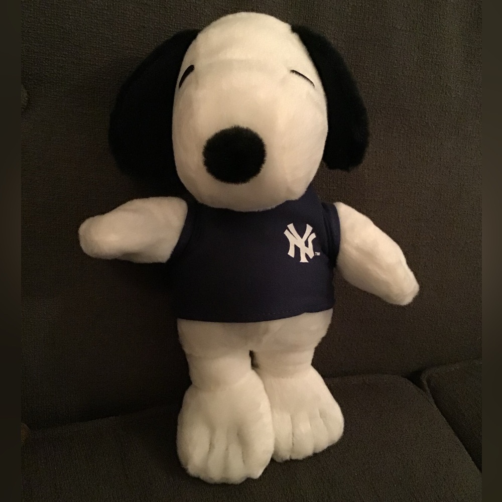 Snoopy Plush Toy with Navy Shirt